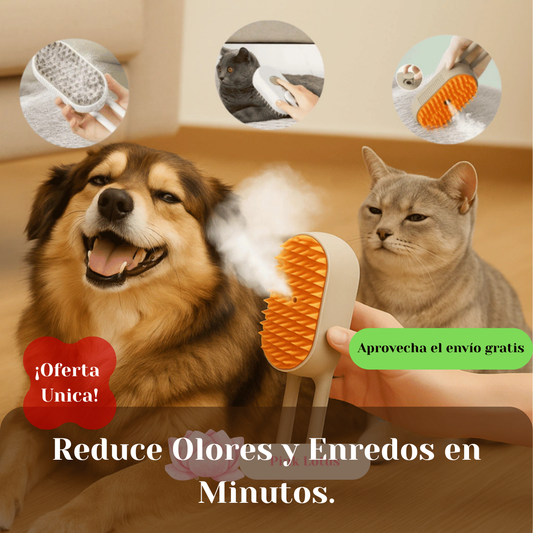 Cepillo 4 en 1 para mascotas